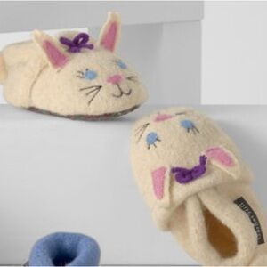 Garnet Hill Baby Boiled Wool Slippers